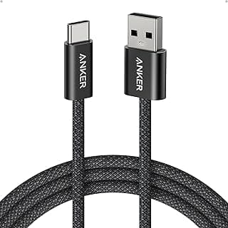 Anker Zolo USB to USB C Cable, Seamless CarPlay Connection, 1.8M Durable and Braided Type C Fast Charging Cable, Premium Look with Slim Connector, For iPhone 17/16 Series, Samsung S25/S24, Huawei