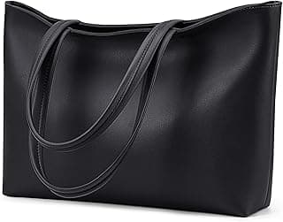 KALIDI FANCY FOREST KALIDI Tote Bag Zipper Shoulder Bag Faux Leather Purses for Women Large Casual Handbag Work Dating College