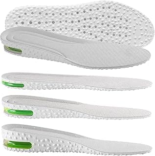 X spring X spring Height Increase Insoles, Air Cushion Taller Inserts for Men and Women, Extra 3.5cm Heel Lift for Height Boosting, Shock Absorption Comfort for Shoe Size 39-40