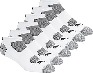 PUMA mens 6 Pack Low Cut Socks
