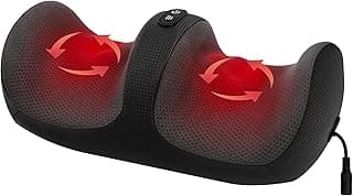 Medcursor Medcursor Foot Massager with Heat, Feet and Calf Massager Machine with Massage Roller, Adjustable Intensity for Foot Massage, Lightweight and Relax for Home or Office Use