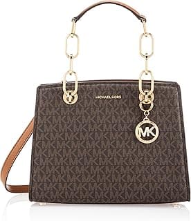 Michael Kors Womens Cynthia Satchel Handbag