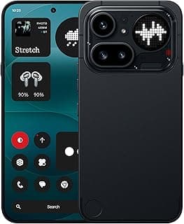 Nothing Phone (4a) Pro - 50 MP Triple Camera with Up To 140X ultra Zoom, Metal Unibody Smartphone, Long Lasting Battery and 50W Fast Charge, 144Hz AMOLED Display and Glyph Bar, 12GB + 256GB - Black