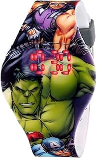 ACCUTIME Marvel The Avengers Kids' AVG1518 Digital Display Analog Quartz Grey Watch