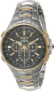 Seiko Coutura Watch for Men - Coutura Collection - Radio Sync Solar Chronograph