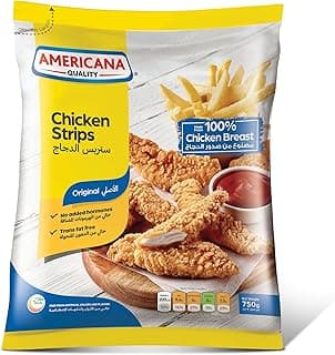 Americana Plain Chicken Strips 750 g