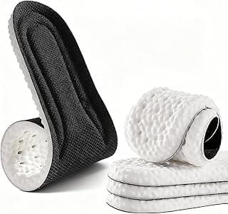 GoodTool GoodTool Black Soft and Breathable Shoe Insoles, Absorbing Insoles, Memory Foam Insoles for Men and Women - Comfortable Cushioning Support Pads for Everyday Wear (43-44)