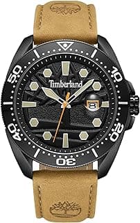 Timberland TDWGB2230601 Men's Analogue Quartz Watch with Leather Strap