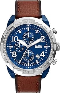 Fossil Men's Bronson Stainless Steel Quartz Dress Chronograph Watch