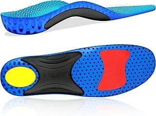 CosyInSofa CosyInSofa Full Length Orthotic Inserts with Arch Support Sport Shoe Insoles Comfort Arch Support Insoles for Flat Feet, Orthopedic Functional insoles for Women&Men, Blue (M)