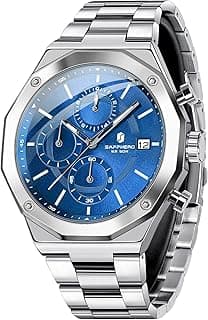 BENYAR BY BENYAR Watch for Men Analog Quartz Chronograph Waterproof Luminous Designer Mens Wrist Watches Business Work Sport Casual Dress Watch Elegant Gifts for Men