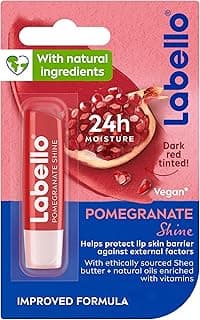 Labello Lip Balm, Moisturising Lip Care, Pomegranate Shine, 4.8g