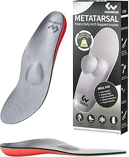 Cushwork Cushwork Morton's Neuroma Shoe Inserts for Metatarsalgia,Ball of Foot Pain,Plantar Fasciitis,Metatarsal Pain Relief Orthotic Insoles,Arch Support Shoe Insoles for Man Women-B