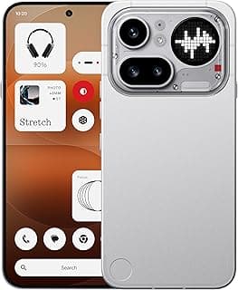 Nothing Phone (4a) Pro - 50 MP Triple Camera with Up To 140X ultra Zoom, Metal Unibody Smartphone, Long Lasting Battery and 50W Fast Charge, 144Hz AMOLED Display and Glyph Bar, 12GB + 256GB -Silver
