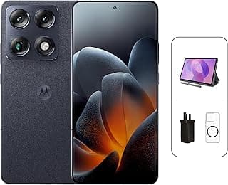 MOTOROLA Signature 5G, 16+16GB RAM Boost, 512 GB ROM, DXO Gold Rated 50 MP OIS Camera, IP68/IP69, Liquid Metal Cooled SD 8 Gen 5, 6.8" Extreme AMOLED Display 165Hz, PANTONE Carbon, Free Gifts