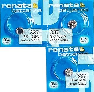 Best Price Square Renata Swiss Watch Battery 3 x 337 or SR416SW Made of Silver Oxide 1.5 V (SR43SW)