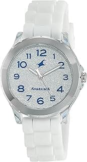 Fastrack Trendies Silver Dial Analog Watch for Women 68009PP01