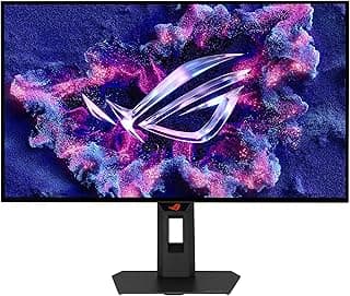 ASUS ROG Strix OLED XG27AQDMGR 27 Inch Gaming Monitor (QHD 2560 x 1440, True Black Glossy OLED, 240Hz, 0.03ms Response Time, ELMB, HDR10, 1x DisplayPort 1.4, 2X HDMI 2.1, 2x USB-A)